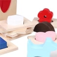 thumbnail image 3 of Caja Ciega De Madera Educación Temprana Tocar Adivinar Entrenamiento Táctil Rompecabezas Forma De Bloque Reconocimiento De Color Juguete De Madera Para Niños Pequeños Yuarrent FN002545-00, 3 of 6