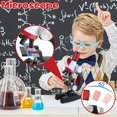 thumbnail image 2 of High-definition 1200 Times Microscope Toy Children‘s Scientific Experiment Educational Toys, 2 of 9