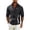Black, variant on Men's Lightweight Full Zip Running Jacket Stand Collar Windbreaker Performance Track Coat with Chest Pocket and Reflective Accents for Gym Sports Spring Fall