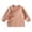Brown, variant on Qingpeng Boys Girls Wrap Top Long Sleeve Tie Side Shirt Cozy Wear for Kids Casual Daily Outfit