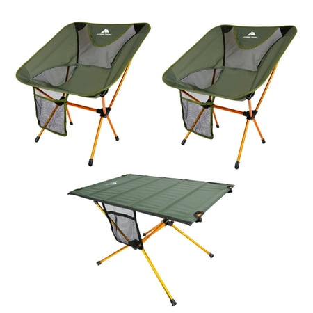 Ozark Trail Himont Camp Lite Chair and Table Set