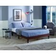 thumbnail image 3 of MUSEHOMEINC 12 Inch Wood frame Platform Bed, Elegant Style, Espresso Finish, Queen, 3 of 6