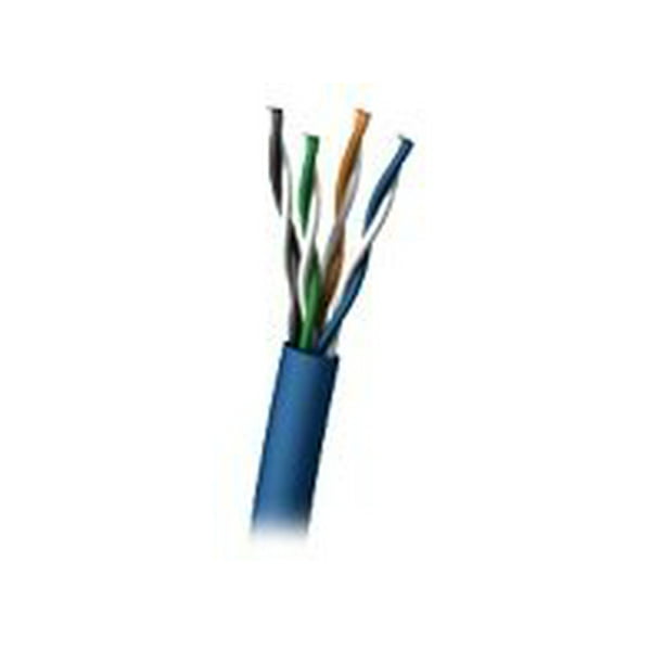 C2G - Câble en Vrac - 1000 ft - STP - CAT 5e - Solide - Bleu