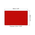 thumbnail image 2 of Uxcell Metal Business Cards Blank Name Card Laser Engraving Aluminum with Adhesive, Red 25 Pack, 2 of 6