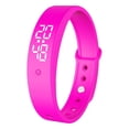 thumbnail image 1 of HEVIRGO 2PCS V9 Body Temperature Monitor Thermometer Vibration Alarm Wristband Smart Bracelet, 1 of 10