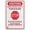 Warning Sign 1, variant on Truck Drivers Please Turn Off Your Engine Sign For House 8"x12" Yard Sign, Premium Aluminum, Sun-Proof, Rust-Free