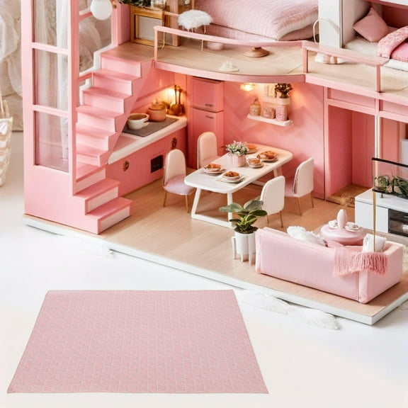 ELAYARD 2Pcs Brick Decals for Walls Dark Red Dollhouse Wallpaper Easy to Apply for DIY Enthusiasts