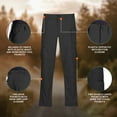 thumbnail image 5 of Propper Men's Stretch Waist Cargo Work Pant-Charcoal,Reinforced knee,Relaxed fit,Expandable cargo pockets, 5 of 12