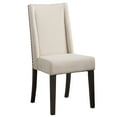 thumbnail image 6 of Steve Silver Napa Modern Upholstered Dining Chair, Set of 2, Dusty Espresso/Cream, 6 of 10