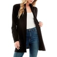 thumbnail image 5 of Mint Plus Pink- Women's Casual Lightweight Open Front Cardigans with Pockets and Soft Basic Drape Long Sleeve Sweater, 5 of 5