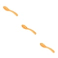 thumbnail image 1 of Wosthever Cuchara antiadherente, fácil de limpiar, ligera, multiusos, cucharón de arroz, herramienta de cocina, hogar, viaje, naranja Type1 NO1, 1 of 6