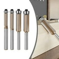 thumbnail image 5 of Bgsha 6mm 1/4in Shank Trim Router Bit 3blades With Bearing Woodworking Milling Cutter, 5 of 5