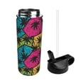 thumbnail image 2 of Sikiie Hawaii Palms Print 18OZ Insulated Straw Cup, Portable Leak-proof Sports Water Bottle, Stainless Steel Water Cup Suitable for Home and Outdoor, 2 of 8