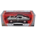 thumbnail image 3 of 1968 Shelby GT 500KR Silver 1/18 Diecast Model Car by Road Signature, 3 of 3