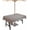 Brown and Gray, variant on Red Gnomes Christmas Outdoor Tablecloth - 60x120 Inch Rectangle Dining Table Cover, Xmas Snowflake Tree Waterproof Outdoor Table Cloth with Umbrella Hole & Zipper for Picnic/Patio/Party