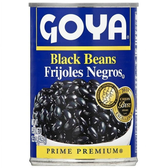 Goya Black Beans 15.5 oz Pack of 2