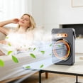 thumbnail image 6 of COM1950s Portable Air Conditioner Fan, 3-in-1 Personal Air Cooler with Mist Spray Humidifier, 5 Speeds & 3 Light Modes, Quiet USB Rechargeable Desktop Fan for Home Office Bedroom Travel, 6 of 7