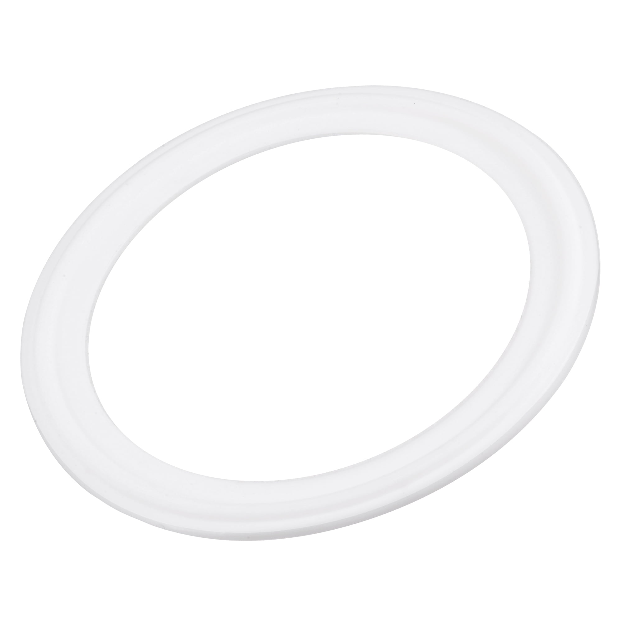 Uxcell 6 Ptfe Gasket Flange O Ring For Vacuum Clamp White Walmart Com
