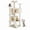 Beige, variant on Simenmax 44" Black Cat Tree Tower, Multi-Level Cat Climbing Tower with Hammock & Condo for Indoor Cats