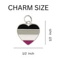 thumbnail image 2 of Asexual Heart Pride Key Chains, 2 of 3