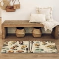 thumbnail image 4 of Brown Mushroom Label Light Pattern Bathroom Rugs Mat,Non Slip Microfiber Bathroom Rug,Rubber Backing,Soft Bathroom Mats for Bathroom Floor,Tub and Shower,47x17in(120x43cm), 4 of 5