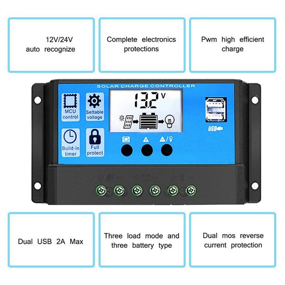Solar Panel Inverter Kit DC12V To AC 220V Solar System Complete with Controller