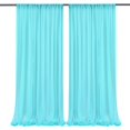 thumbnail image 3 of Mesh Curtain Wedding Arch Drapery White 5 X 10 Ft Light Blue Translucent Decorate Pink Window Decor Ornaments, 3 of 12