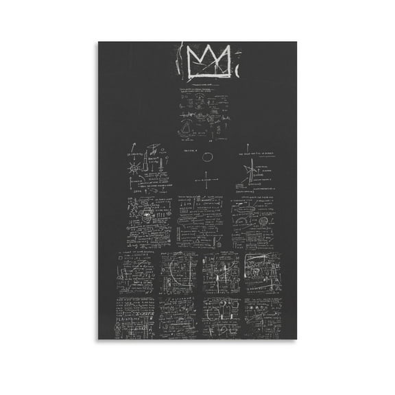 Graffiti Abstraction Painting TUXEDO Michel Basquiat Poster Picture Print Wall Art Poster Painting Canvas Posters Artworks Room Aesthetic
