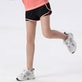 thumbnail image 4 of GYRATEDREAM Girls Active Shorts Quick Dry Gym Workout Shorts Girls Running Shorts Kids Summer Athletic Shorts , 7-8 Years, 4 of 6