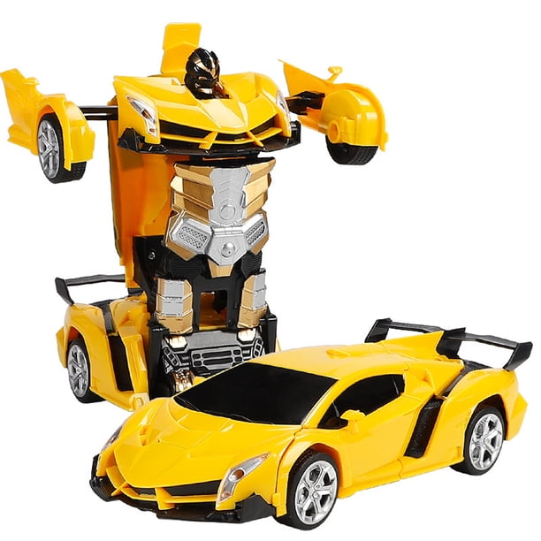 Rc Car Robot Control Remoto Robot Juguetes Deformación Coches Robot Detección De Gestos Un Botón Transformar 360 ° Rotación Drifting El Mejor Regalo Para Niños Niñas sonducket EL018082-04