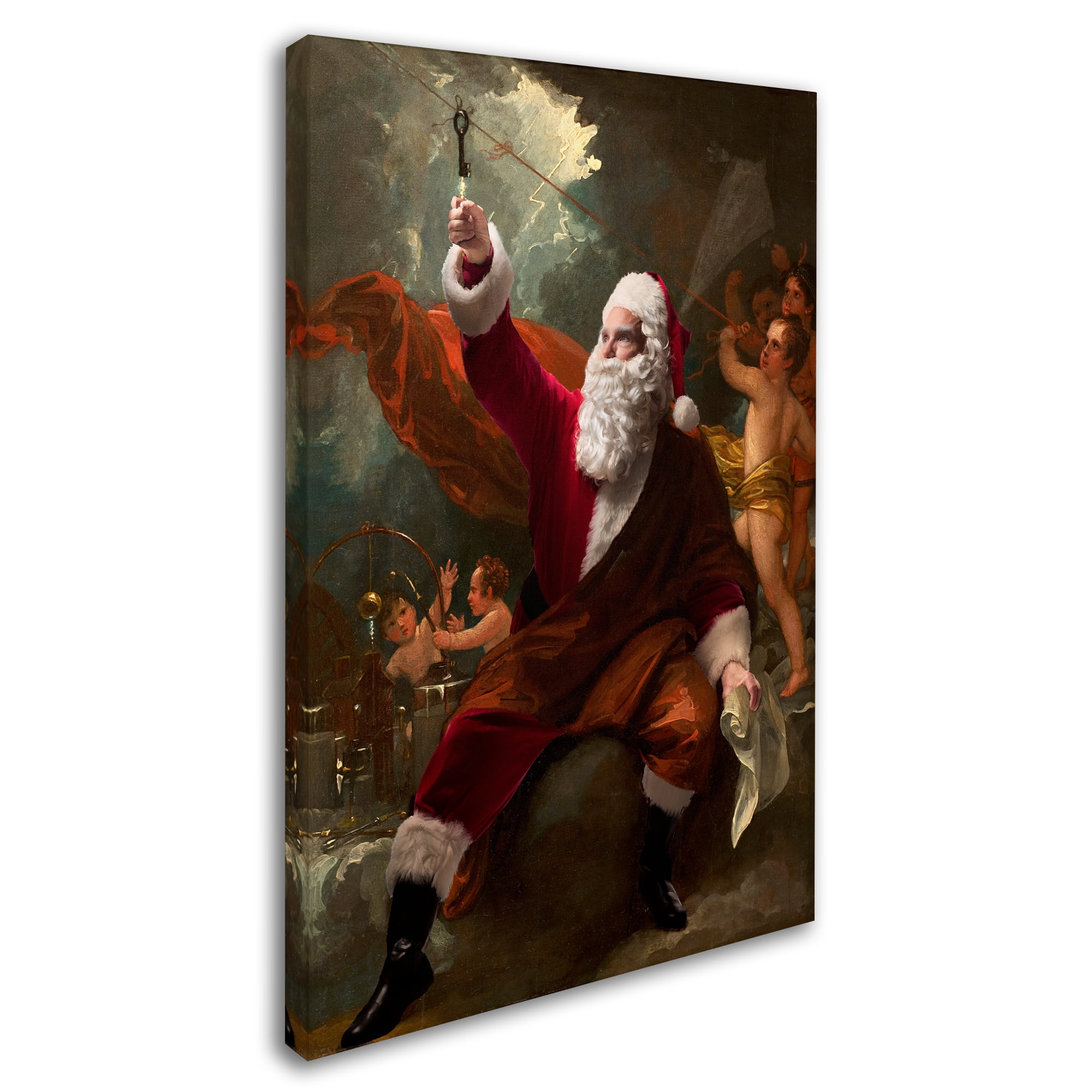 Trademark Fine Art 'West-Ben Franklin' Canvas Art by Ed Wheeler
