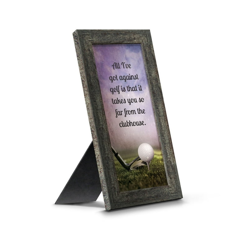 Golf, Funny Golf Gifts for Men and Women, Picture Framed Poem