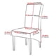 thumbnail image 3 of Funda de terciopelo para silla de 1/2/4/6 piezas, Tamaño XL, fundas para silla de respaldo largo, sala de estar lavable para funda de asiento, oficina, decoración de WED, 3 of 4