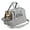 Grey, variant on LUXUR Dog Carrier Airline Approved Cat Carriers Soft Sided Safety Pet Bags Portable Ventilated Collapsible Gray S-44cmx25cmx28cm/17.32x9.84x11.02"
