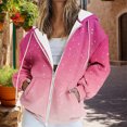 thumbnail image 2 of Bovemsi Sweatshirt for Women Zip Activewear Jacket Coat Printed Fall Outwear With Pockets Zip Up Hoodie, 2 of 7