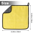 thumbnail image 4 of Htwon Microfiber Cleaning Cloth Towel Rag No-Scratc Car Polishing Kitchen Detailing, 4 of 14