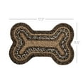 thumbnail image 4 of VHC Brands Espresso Indoor/Outdoor Pet Food Mat for Dogs Cats Kitchen Small Bone Rug 11.5x17.5, 4 of 6