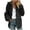 Black, variant on Jean Jacket for Women Distressed Long Sleeve Oversized Denim Trucker Jackets Coat White XL