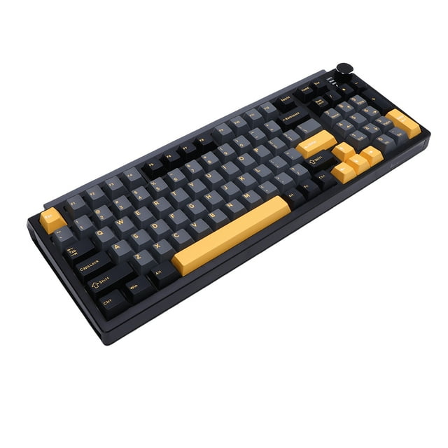 Mechanical Keyboard, Wireless Gaming Keyboard, BT 2.4G USB C, 75% Layout Wireless Mechanical Keyboard with 98 Keys, Hot Swap Gasket Mount RGB Backlit for Gaming, Typing