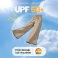 thumbnail image 6 of Ailaofu Women's UPF 50+ Sun Protection Hiking Pants Lightweight Quick Dry Drawstring Straight Leg Split Hem Outdoor Travel Pants with Pockets, 6 of 7