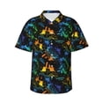 thumbnail image 2 of Picia Retro Truck Gentle Cotton Regular Fit Short Sleeve Casual Hawaiian Shirt for Men-XX-Large, 2 of 8