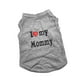 thumbnail image 5 of Camiseta para perro Fernando I Love Mommy XS Gris, 5 of 8