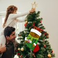 thumbnail image 4 of 1 pieza de medias navideñas de peluche de Papá Noel para árbol de Navidad. Alce, 4 of 9