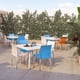 thumbnail image 5 of Silla de Comedor Durable para Exterior o Interior Offiho Ocean con Protección UV Color Azul Polipropileno, 5 of 6