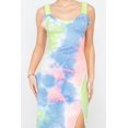 thumbnail image 3 of Tie-dye Ruffled Ribbed Maxi Dress L, 3 of 4
