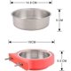 thumbnail image 2 of Jaula para perros Sailing con cuenco extraíble de acero inoxidable rosa M, 2 of 5