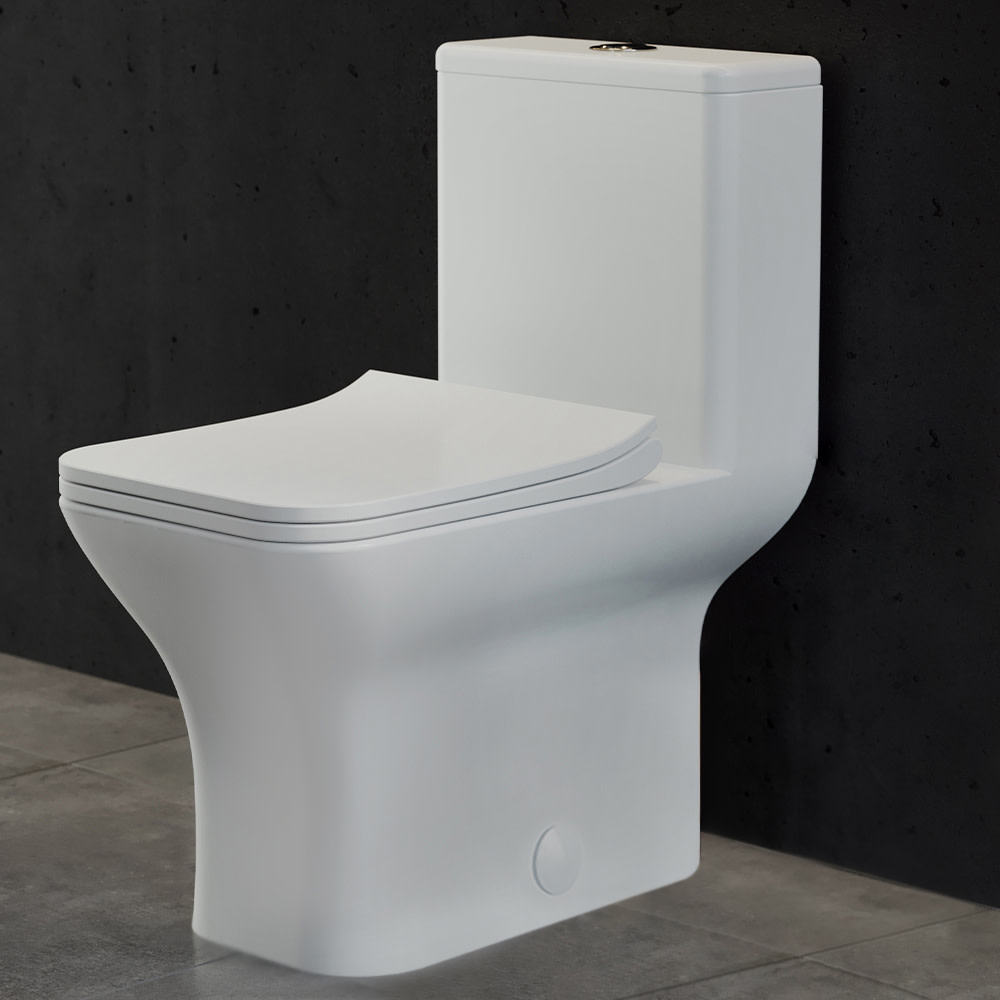 Carre One-Piece Square Toilet Dual-Flush 1.1/1.6 gpf - image 7 of 15