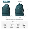 thumbnail image 2 of Mochila de gimnasio impermeable Coofay con compartimento para zapatos, 20 litros, 2 of 8