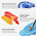 thumbnail image 2 of Arteza Acrylic Artist Paint, Gloss Finish, Multicolor, Set of 24, 22 mL, 2 of 7