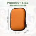 thumbnail image 2 of Uxcell 2Pcs Card Game Case, Soft Cloth Playing Waterproof Card Storage Travel Game Case Compatible for Outdoor Gaming Camping, Orange, 2 of 6